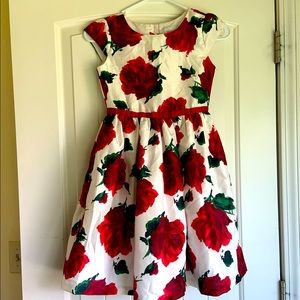 Gymboree Red Rose Dress: Size 8